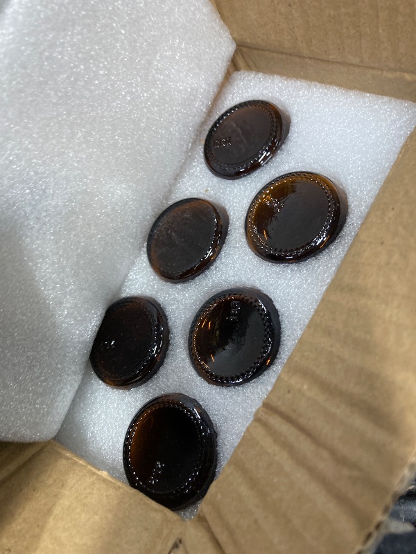 Photo 1 of Pack 2oz Amber Glass Bottles for Vanilla Extract, Boston Round Leak-Proof Brown Glass Jars with Caps, Bonus Funnel - Ideal for Homemade Extracts, Essential Oils, DIY Christmas Party Gift Supplies