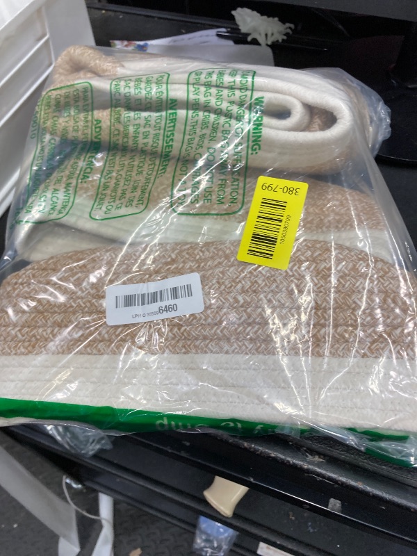 Photo 1 of ***Partial set***
Zalaxt Cotton Rope Storage Baskets, Pcs Woven Baskets for Storage for Organizing Baby Diaper and Toys Boho Basket, Nursery Storage Bin