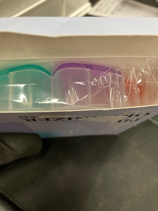 Photo 1 of Day Weekly Pill Round Organizer, ShysTech Large Pill Case Pill Box 1 Time A Day for Pills/Medication/Supplements/Vitamin (Multi-Color)