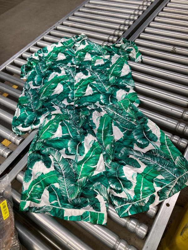 Photo 1 of ***ONE SET ONLIY*** 
SWOMOG Couple Matching Pajamas Sets Women Men Button Down Silk Pjs Men Short Sleeve Soft Lounge Sets ONE Pcs Loungewear, Size XL