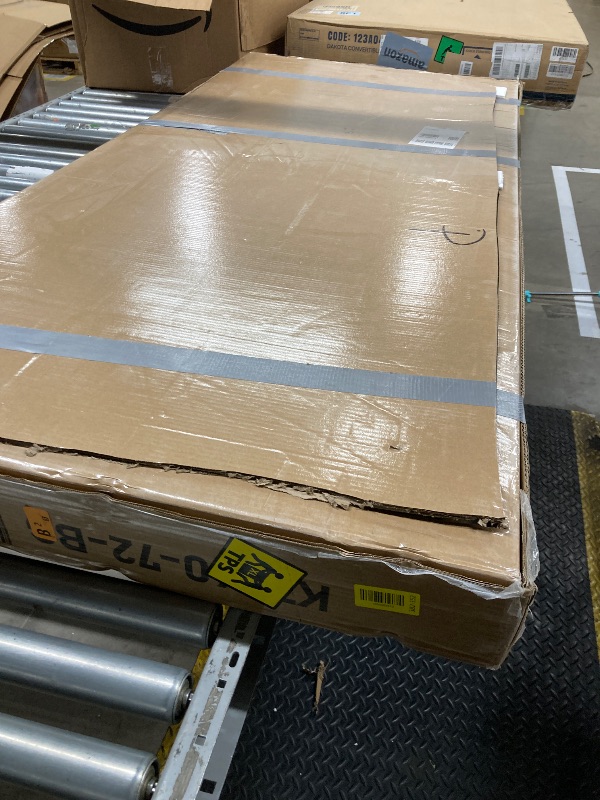 Photo 1 of **ONLY ONE DOOR IS MISSING, THE OTHER PART IS MISSING**
GETPRO Shower Door Double Sliding 57-60 in. W x 72 in. H Semi-Frameless Bypasss Bathroom Glass Shower Sliding Doors,1/4 inch Clear Tempered Glass Door for Walk-in Shower Brushed Gold