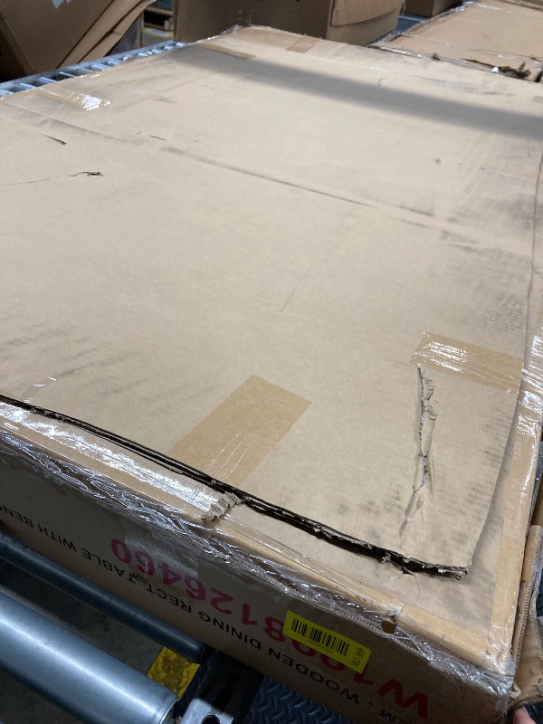 Photo 1 of   *** ONLY TABLE ***
ZevemomoWooden Dining , Dining Table Walnut