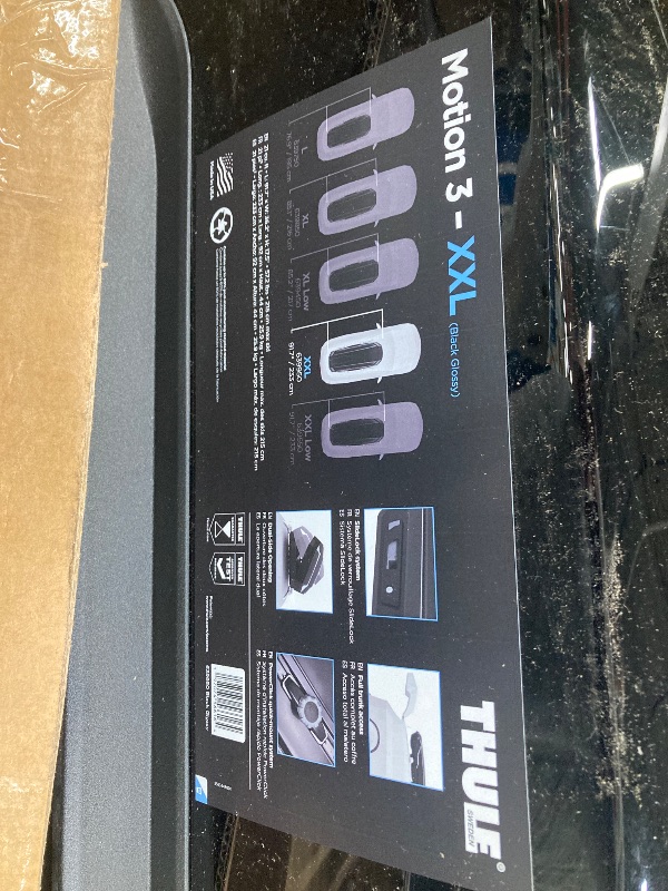 Photo 1 of ***HAS 12" CRACK ON ONE END-SEE PICS***Thule Motion 3 XXL Roof Box