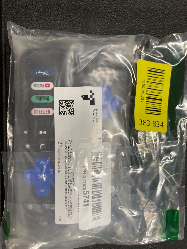 Photo 1 of (Pack of 2) Replacement Remote Control Only for Roku TV, Compatible for TCL Roku/Hisense Roku/Onn Roku/Sharp Roku/Element Roku/Westinghouse Roku/Philips Roku Smart TVs (Not for Roku Stick and Box)