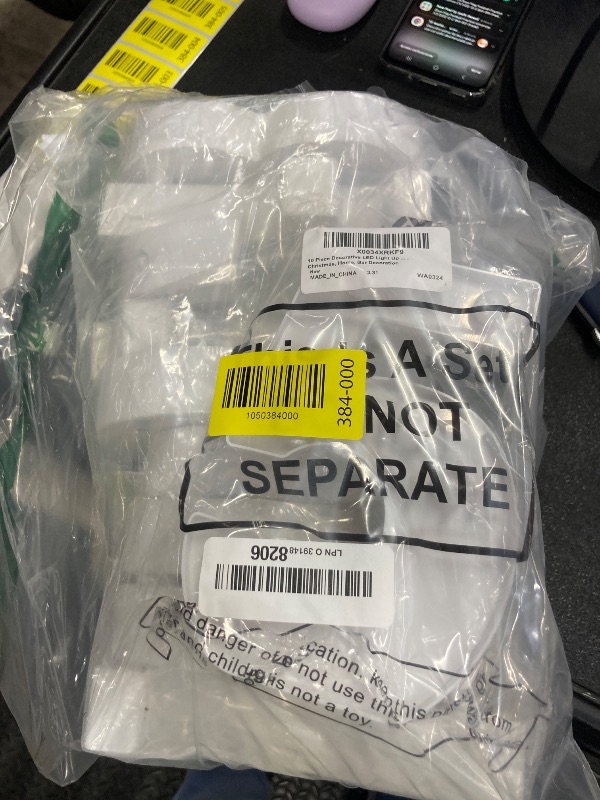 Photo 1 of 10 Pieces Decorative LED Light up Number Letters White Plastic Marquee Number Light up Sign for Night Wedding Party Decor Birthday Christmas Home Bar Decoration