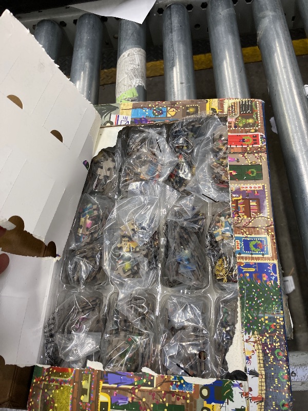 Photo 1 of **used***Galison Winter Lights Christmas Countdown – 12 Days of Puzzles Featuring Images of Winter City Fun