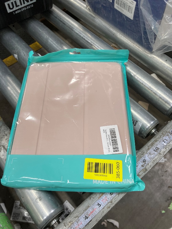 Photo 1 of Kenke New iPad Pro 11 Inch Case 4th/3rd/2nd/1st Generation 2022/2021/2020/2018 with Built-in Left Side Pencil Holder, Hard Frosted Back Cover & Colored Edge (Pink)