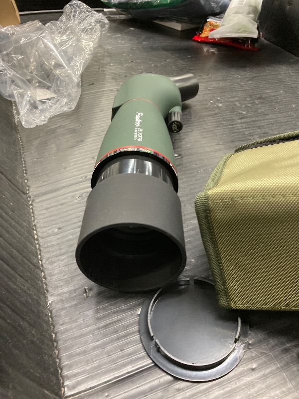 Photo 1 of **It is used, it is missing the connector, but it was connected and worked, although it is not known if it works 100%.***PankooFamily 25-75X70 HD Spotting Scope Hunting Spotting Scopes with Smartphone Mount Kit, Tripod and BAK4 45 Degree Angled Eyepiece T