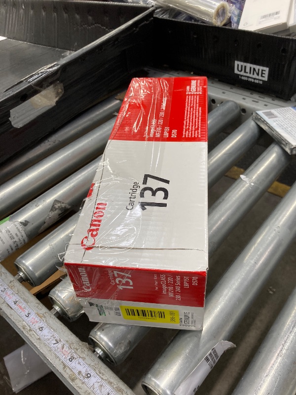 Photo 1 of ***It's used, so it's unknown if it's missing parts and therefore not 100% functional***Canon Original 137 Toner Cartridge - Black