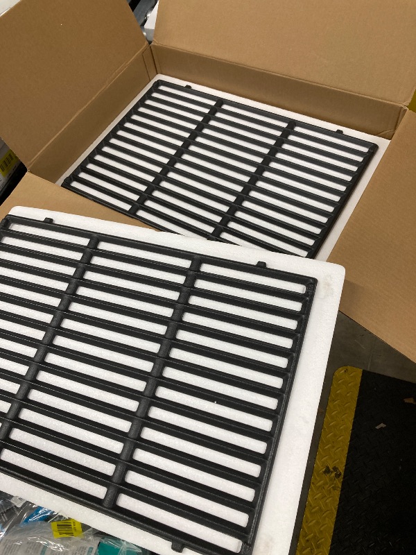 Photo 1 of ***The product is plugged in and turns on, but it's unknown if it's 100% functional.*****7638 Cast Iron Grill Grates Replacement Part for Weber Spirit E-310 E-320 S-310 300 Series,Spirit II E-310 SP320 Spirit 700,Genesis Silver Gold B/C,Genesis 1000–3500