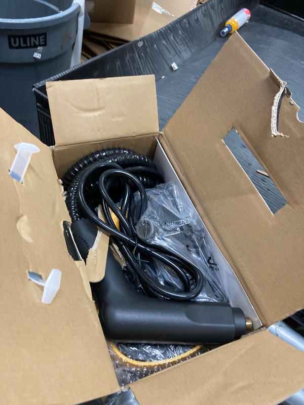 Photo 1 of ***t's used, it's missing a part, and it's not known if it works 100%.***Gautye Steam Cleaner, 3-Level Adjustable Handle, 15s Heat-Up, 1.69 Quarts Tank, Portable Steamer for Cleaning with 15 pcs Accessories, Steam Cleaner for Home for Dirt, Grease, Grout,