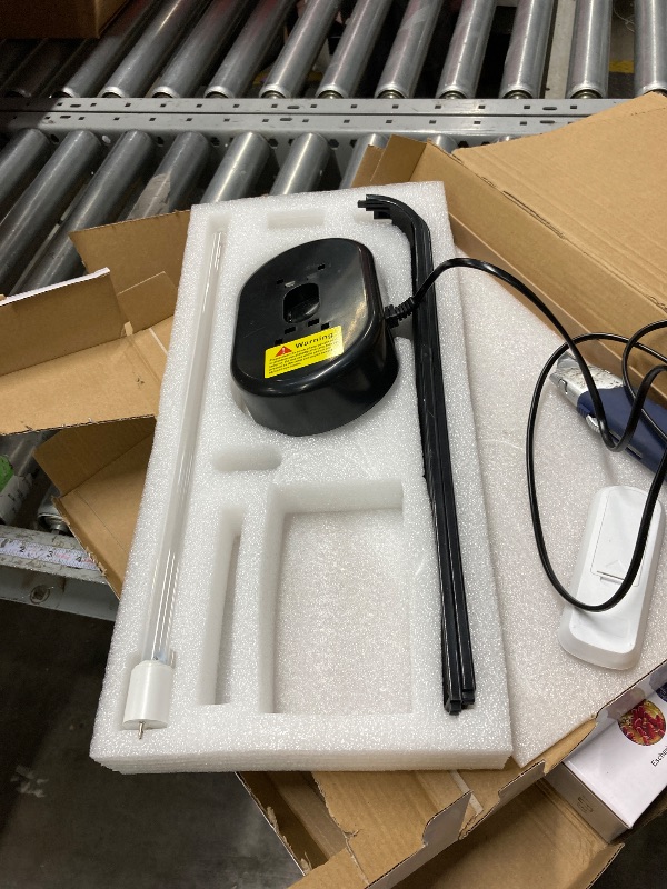 Photo 1 of **IIt was connected, but it's unknown if it's working 100%.**t's used, it's missing a part, and it's not known if it works 100%.**BAIMNOCM UV-C Lamp for Dust Mite 38 Watt 2 Pack, UVC Germicidal Lamp with Remote Control, UV Disinfection Light Bulb, Ultravi