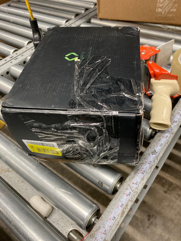 Photo 1 of **It is used, missing a part, and it is not known if it works 100%.****Harfo Fingerprint Door Lock, Heavy Duty Full APP Control Touchscreen Keypad Keyless Lock with Reversible Handle, Perfect for Home/Office/Bedroom Doors (Black)