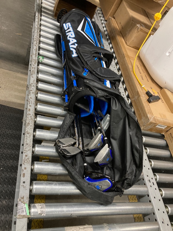 Photo 1 of *Dirty* Callaway Golf Men's Strata Complete 12 Piece Package Set (Right Hand, Steel), Blue