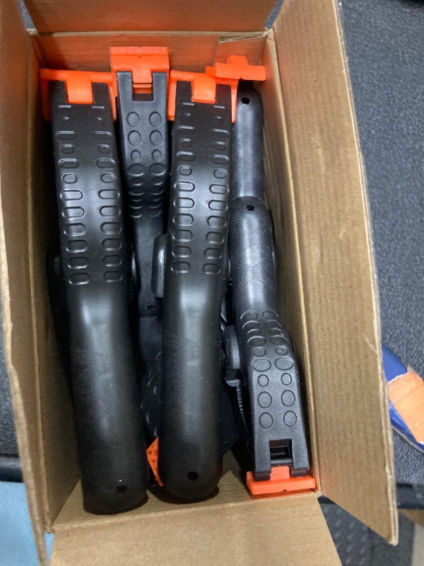 Photo 1 of 10 Pack Spring Clamps Heavy Duty - Assorted Sizes Spring Clips Plastic 6.5 Inches, 4.5 Inches, 3.5 Inches Set - Backdrop Clips Small Clamps For Crafts Woodworking Background