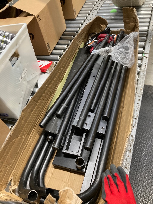 Photo 1 of *Dirty/Scratched* Eastrexon Folding Table Cart, Heavy Duty Table Dolly w/ 5" PU Swivel Wheels, Drywall Dolly Cart w/ 1800 LBS & 10 Table Capacity for Party Events, Hotel, Factory, Warehouse, (45.6" L x 29" W x 39" H)