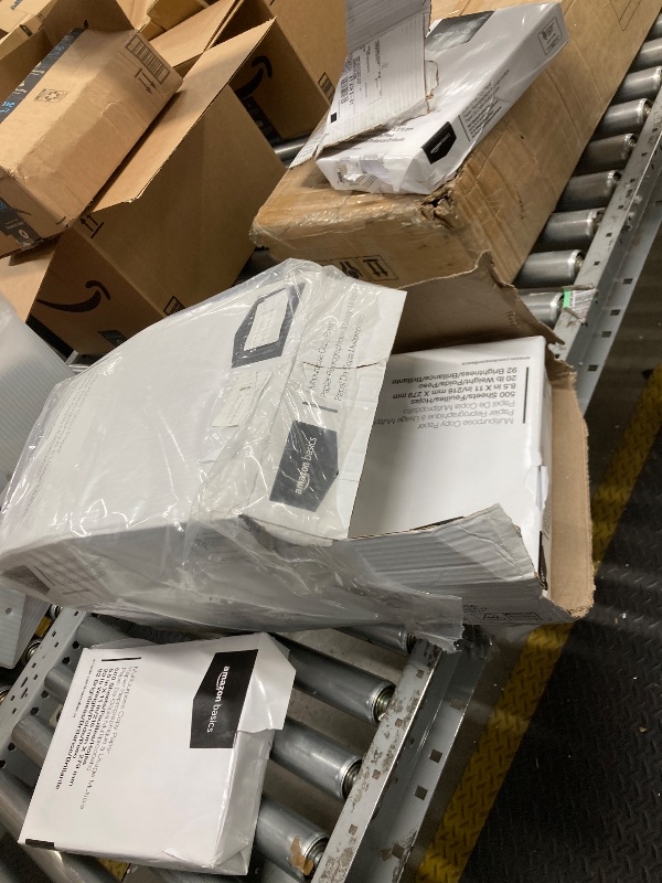Photo 1 of *Boxed Damaged* Amazon Basics Multipurpose Copy Printer Paper, 20 lb, 8.5 x 11 Inches, 10 Reams (5,000 Sheets), 92 Bright, White