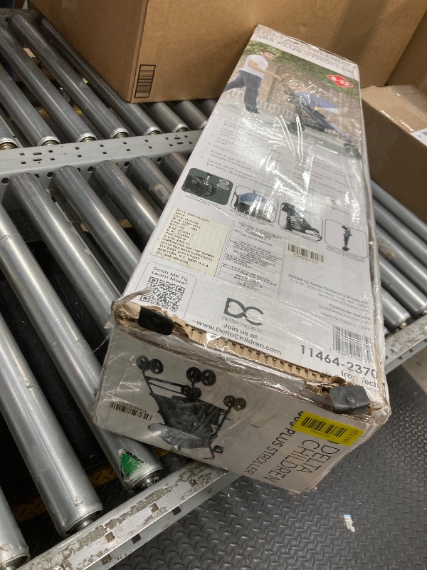 Photo 1 of *Damage to legs?* Delta Children 365 Plus Stroller - Lightweight Travel Stroller with Compact Fold, Iron