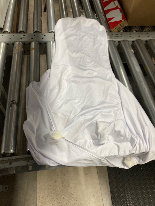 Photo 1 of *DIRTY* VEVOR White Chair Covers
