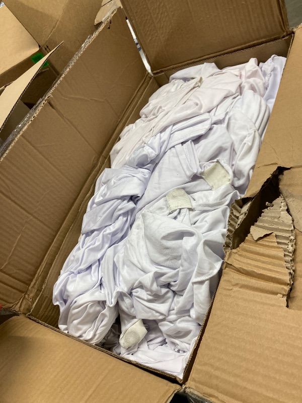 Photo 1 of *DIRTY* VEVOR White Chair Covers