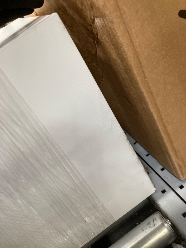 Photo 1 of *Damage to the bottom/Chipped* White Dresser, Gold Knobs