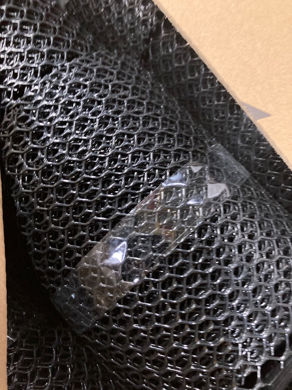 View 2 of Windyun Gutter Guards Roll Black Plastic Guards Mesh Downspout Pipe Gutter Cover Filter Gutter Protection Netting with Clip Fixed Hooks Preventing from Twigs Debris Leaves Clogged (6 Set,5'' X 20')