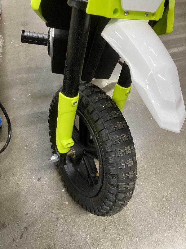 Photo 1 of ***PARTS ONLY/MISSING CHARGER/NO BOX**CEJEU ELECTRIC MOTORCYCLE TOY RIDE ON THREE SPEED REG SPEED OF 16 KILOMETERES  GREEEN 24V5AH*1