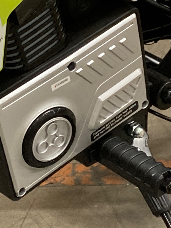 Photo 1 of ***PARTS ONLY/MISSING CHARGER/NO BOX**CEJEU ELECTRIC MOTORCYCLE TOY RIDE ON THREE SPEED REG SPEED OF 16 KILOMETERES  GREEEN 24V5AH*1