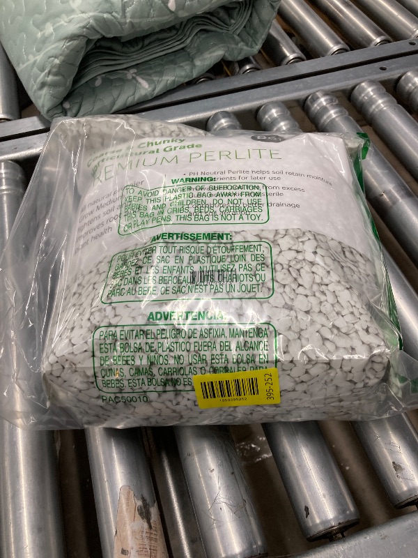 Photo 1 of **PACKAGE WAS OPENED**xGarden 8 Quarts Horticultural Grade Premium Perlite - Coarse and Chunky
