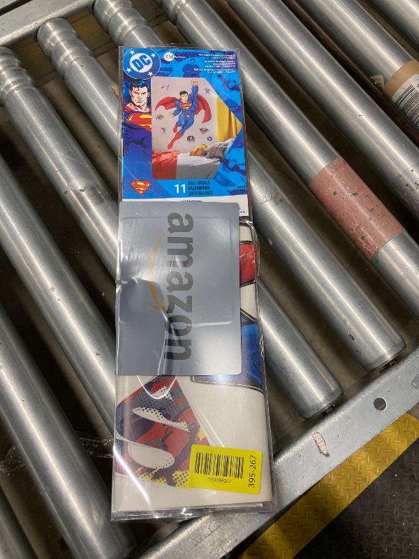 Photo 1 of **PACKAGE HAS MINOR DAMAGE**RoomMates Superman Global Hero Peel and Stick Wall Decals, RMK5564GM