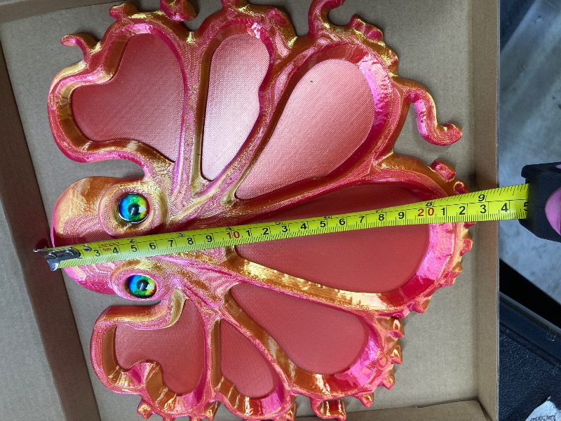 Photo 1 of ***ABOUT 9" LONG***Octopus Platter (Suitable Dried Fruit & Nuts) – Multi-Functional Dispenser for Parties, Portable & Easy-Clean Snack Plate,7 Snackberry Assortment Platter (Golden-Red)***ABOUT 9" LONG***