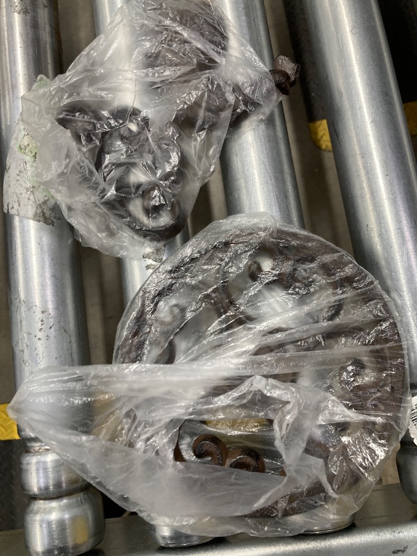 Photo 1 of ***(MISSING PART -SELLING AS PARTS ONLY)*** Decoronix Rustic Elegance Cast Iron Rooster Paper Towel Holder - Freestanding 12" Kitchen Countertop Accessory with Farmhouse Charm - Country Style Decor