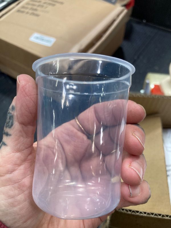 Photo 1 of ***VERY FLEXIBLE PLASTIC***Disposable Paint Cups 6 Ounce(165ml), Mini Paint Mixing Cups with Lid and 30 Pack Paint Cup for Automotive Spray Gun, 125-Micron Filter, 2 Hard Cup with Retainer Ring, 20 Plugs, 1 Stirrer, 1 Seal Tape***VERY FLEXIBLE PLASTIC***