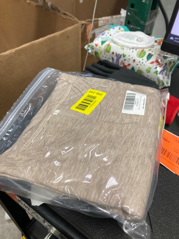 Photo 1 of ***2 PACK***Allimy Womens Long Sleeve Shirts Fall Fashion 2025 Basic Crop Tops Going Out Workout Outfits Y2k Clothes High Low Crop Tees Tops Khaki L