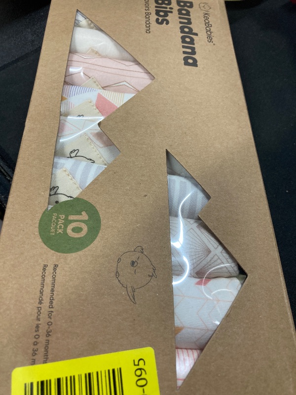 Photo 1 of 10-Pack Organic Baby Bandana Bibs for Girls - Super Absorbent Triangle Baby Bibs for Drooling and Teething Infant, 100% Cotton Extra Soft for Newborn, Infant 0-36 Months (Prism)