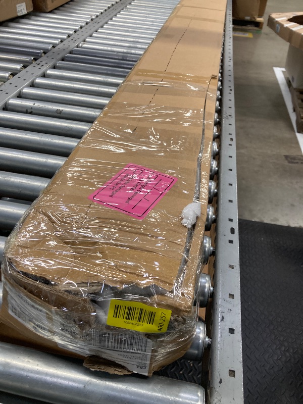 Photo 1 of  ** SEE PICTURE** Art3d WPC Slat Wall Panels, 8-Pack 108 x 6 Inch 3D Wall Accents for Interior Wall Decor, Living Room, Bedroom, White