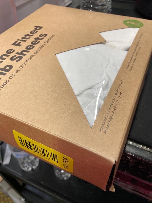 Photo 1 of ** VERY USED **
KeaBabies 2-Pack Organic Crib Sheets for Boys, Girls - 52x28 Fitted Crib Mattress Sheet Neutral, Breathable Jersey Cotton Cover for Baby Bed, Toddler Mattress, Soft & Cute Prints (Soft White)