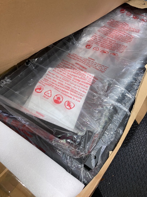 Photo 1 of ** MISSING SEVERAL PIECES MAY NOT BE COMPLETE**
Firpeesy Metal Heavy Duty 18 inch Queen Bed Frame with Rounded Corner and Headboard Hole Mattress Retainers 3500 LBS No Box Spring Needed Platform Noise Free Easy Assembly