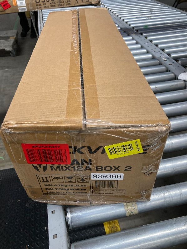 View 4 of ------------- PARTIAL SET ---------- Rockville Titan MIX12A 3200W Peak 12-Inch Powered Column Array PA System with Subwoofer, 8-Channel Mixer, Bluetooth Audio, DSP, Travel Bags