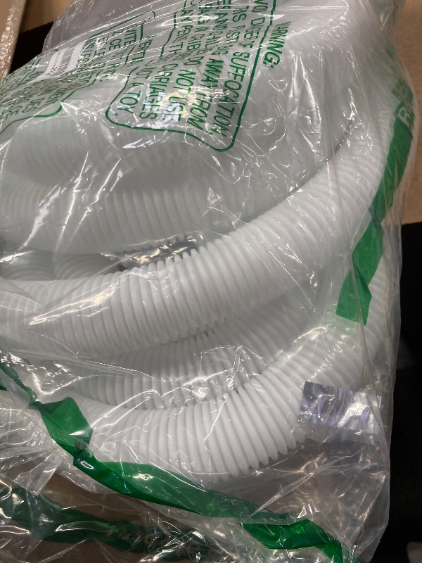 Photo 1 of 1-1/2-InchPool Hoses for Intex Pool Skimmer Surface Skimmer Pool Pump Pool Filter, 1.5” x 59” Pump Hoses Tubes for Above Ground Pool Sand Filter, 2 Pack with 4 Hose Clamps (White -3 Pack)