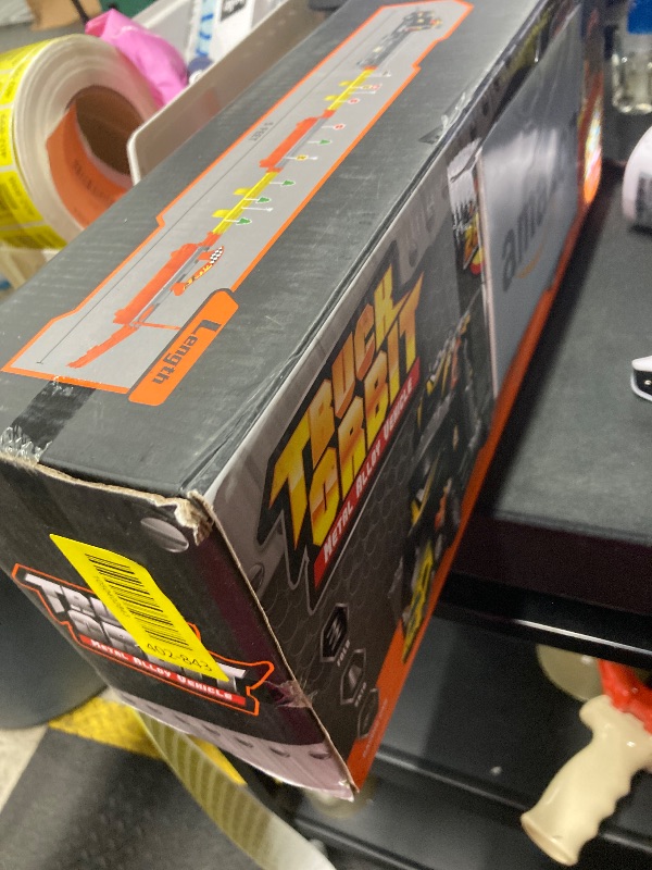 Photo 1 of ** VERY USED**
JOYIN Toy Truck for Kids, Race Toy Cars, 60" Extra Long Race Track and 12 Die-Cast Metal Cars, Toddler Carrier Truck with Lights & Sounds, Christmas Birthday Gifts for 2 3 4 5 6 7 Years Old Grandkids