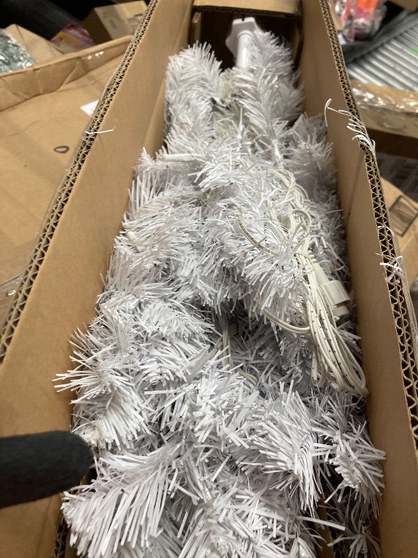 Photo 1 of "4" WHITE ARTIFICIAL CHRISTMAS