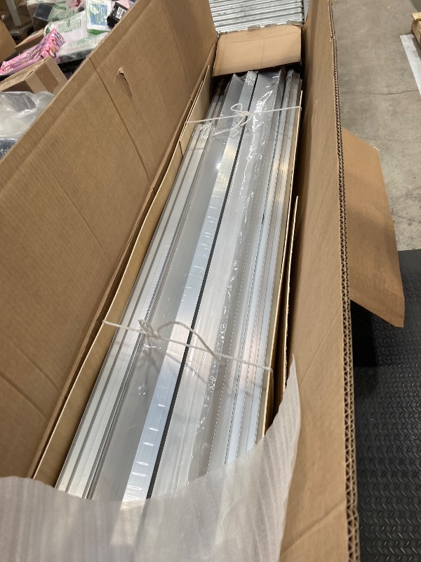 Photo 1 of ** THE ITEM IS INCOMPLETE. THERE IS ONLY ONE BOX OF TWO; BOX 1: BOX 2 IS MISSING**
Garvee 6x10 ft Greenhouse - Aluminum Greenhouses for Outdoors, Large Polycarbonate Greenhouse with Roof Vent, Heavy Duty Walk-in Green Houses for Outside Garden, Backya