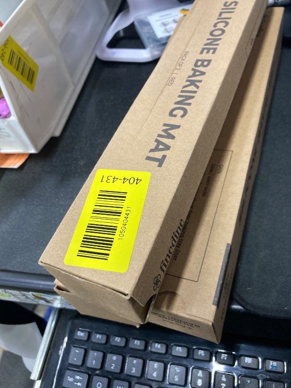 Photo 1 of 3 Fine Dine-Silicone baking mat set of 2-red