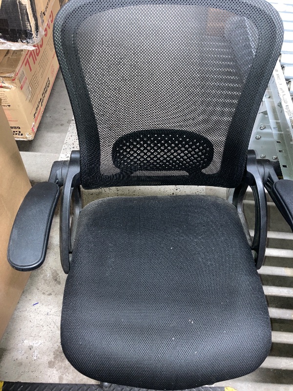 Photo 1 of **THIS CHAIR NEEDS CLEANING, IT'S VERY DUSTY**
BLACK OFFICE CHAIR