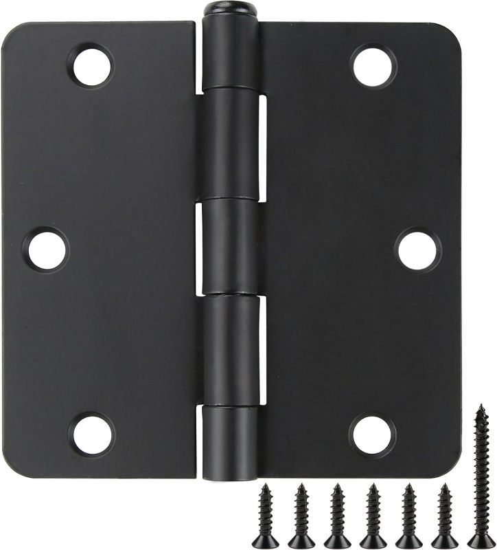 Photo 1 of Matte Black Door Hinges 3.5 inch pack