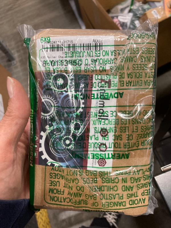 Photo 1 of #35 Roller Chain 160 Links 5 Feet with 2 Connecting Links and 1 Offset Links Fit for Go Kart and Mini Bike