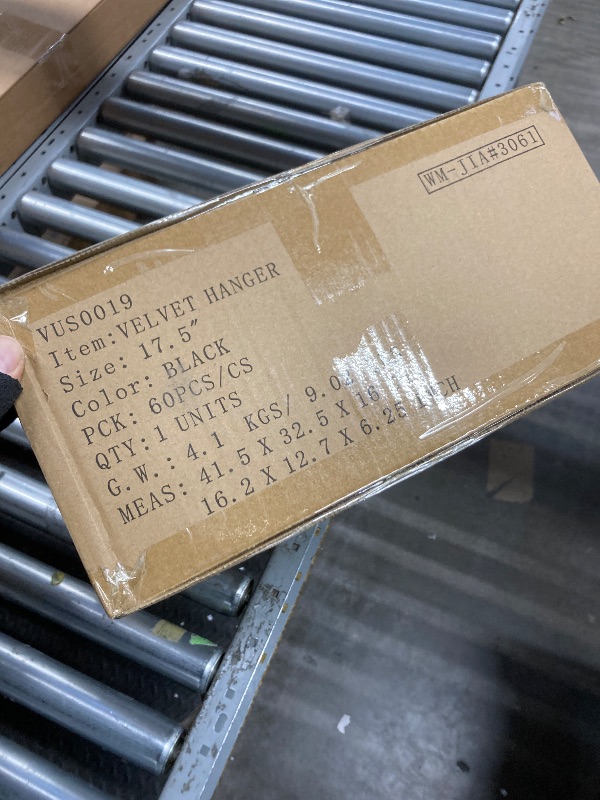 Photo 1 of Metronic Black Velvet Hangers 60 Pack, Premium Clothes Hangers Non-Slip Felt Hangers, Sturdy Black Hangers Heavy Duty Coat Hangers, Durable Suit Hangers for Space Saving,