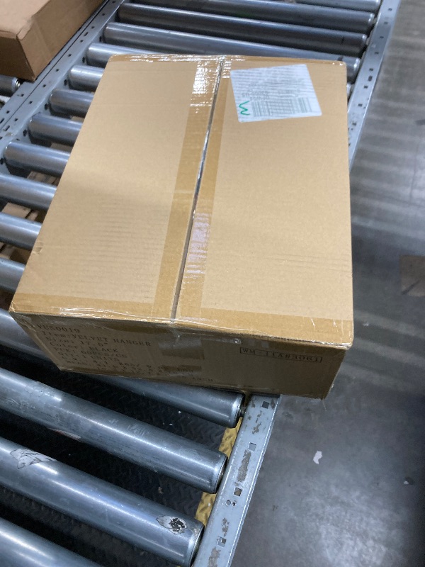 Photo 1 of Metronic Black Velvet Hangers 60 Pack, Premium Clothes Hangers Non-Slip Felt Hangers, Sturdy Black Hangers Heavy Duty Coat Hangers, Durable Suit Hangers for Space Saving,