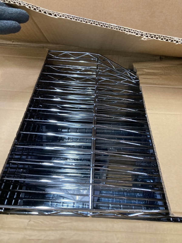 Photo 1 of Ktaxon 8-Tier Wire Shelving Unit, Steel Storage Rack for Office Kitchen 23.6" W x 14" D x 71" H, Silver